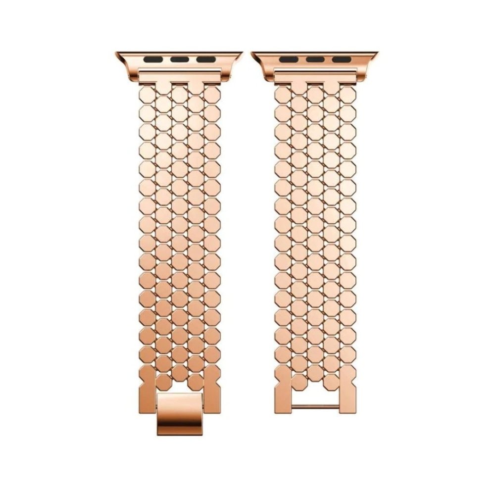 NEW Stainless Steel Strap Rosegold band For Apple Watch - Picture 2 of 4